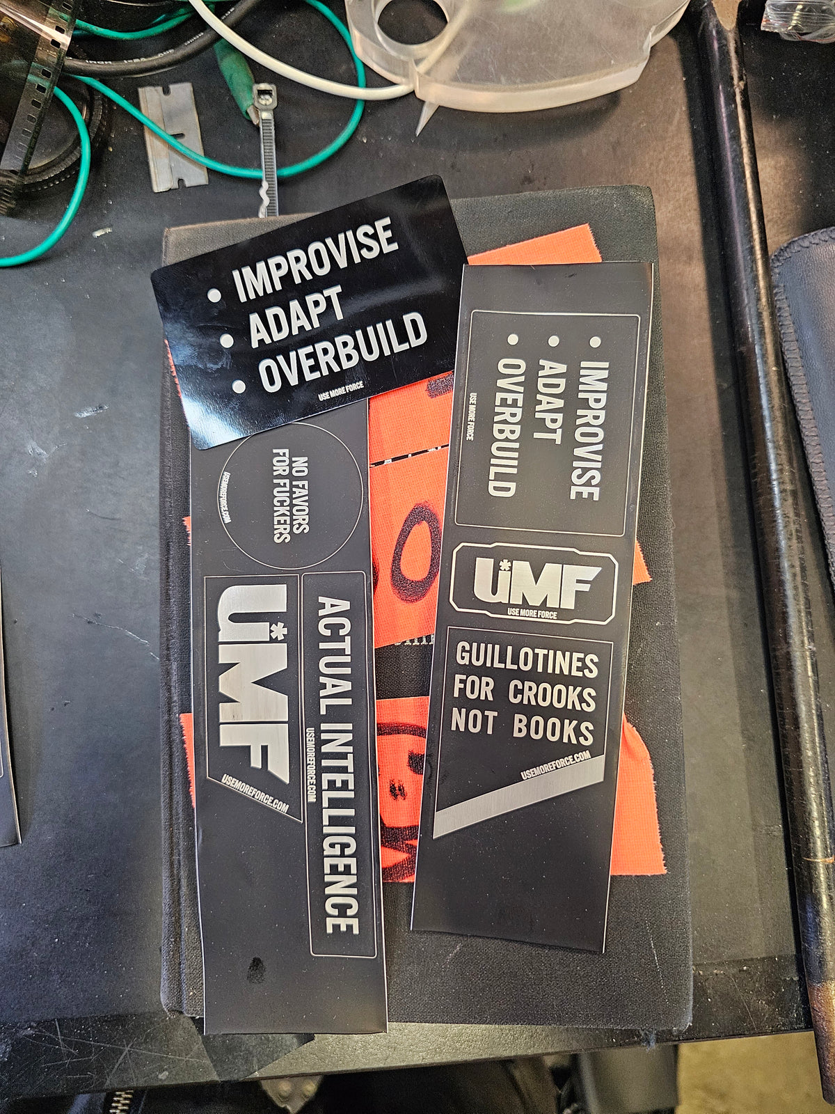 Aluminum Sticker Bookmark Set!